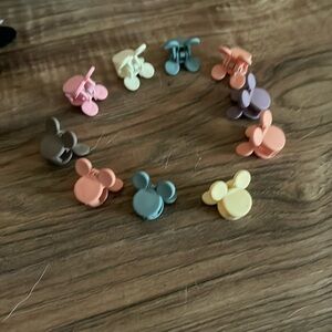 Disney Mickey Mouse Hair Clips - Multicolor Set
